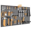 WALMANN Metal Pegboard Wall Tool Organizer Board with Pegboard Hooks,