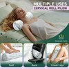 Cervical Roll Pillow, Cylinder Neck Pillow with Removable Washable Cover