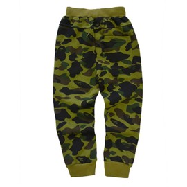 KISBINI Boy's Cotton Camouflage Sweatpants Sports Pants Joggers for Children Kids (7, The Army Green)