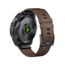 ANBEST Bracelet for Garmin Fenix 8 51 mm/7X/7X Pro/6X/6X Pro, 26 mm Quick Fit Leather Strap Compatible with Instinct 2X/Enduro/2/3/Epix Pro 51 mm/Fenix 5X/5X Plus/Tactix 7/Descent MK1/MK2/D2 Delta PX