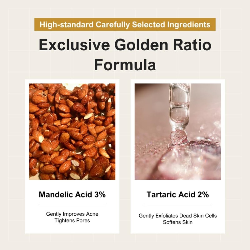 Mandelic Acid 3%+ Tartaric Acid 2%