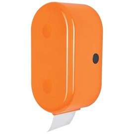 Spirella 1018767 Cube Orange Roll Holder Bathroom Accessories ABS (Acrylonitrile Butadiene Styrene), 30 x 15 x 13 cm