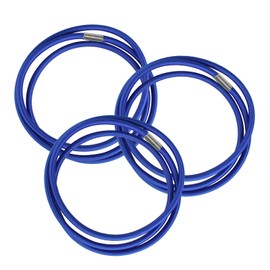 3 Pack Trash Can Bands Garbage Bag Elastic Bands Durable Rubber Band Fit 13-30 Gallon Garbage Cans Elastic Rubber Bands for Garbage Bag, Waste Bins, Litter Box (Blue,Small)