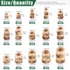 Keadic Pack of 110 M2 M3 M4 M5 M6 Brass