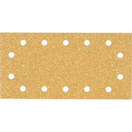 Bosch Professional Expert C470 Sandpaper with 14 Holes (for Hardwood, Paint on Wood, 115 x 230 mm, Grit 40, Orbital Sander Accessories), Pack of 10