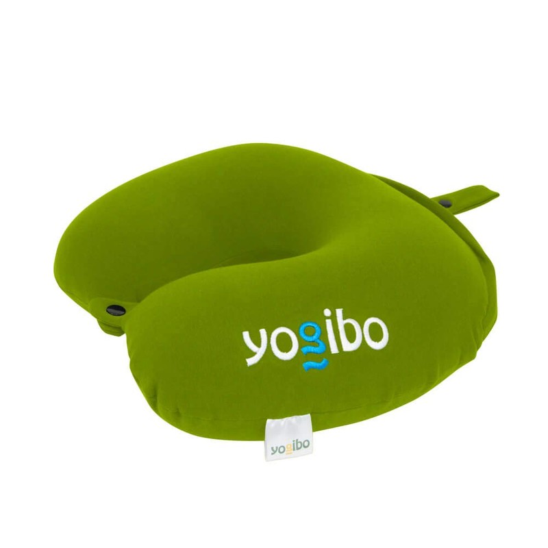 Yogibo Neck Pillow Logo Yogibo Neck Pillow Logo Aqua Blue