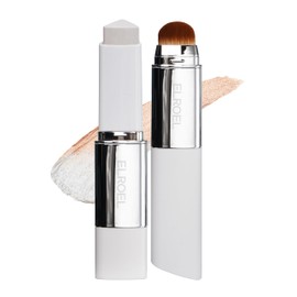 ELROEL BLANC Cover Cream Stick V  Base coreana que cambia de color con cepillo desmontable  Base de maquillaje de cobertura completa a media (200...  