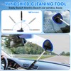vioview Windshield Cleaner Tool, Car Interior Cleaning Kit with Extendable