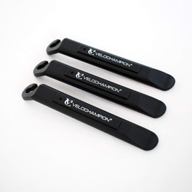 VeloChampion Nylon Bicycle Tyre Levers (Set of 3) Black