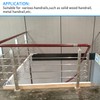 4Pcs 50mm Stair Handrail Connection Joint,Ultra-Thin 0.4mm Stainless Steel Expandable