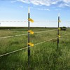 25 Pcs Tube Post Insulator, Electric Chain Link Fence, Extender
