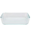 Pyrex 7211 6-Cup Rectangular Glass Storage Container - Made in