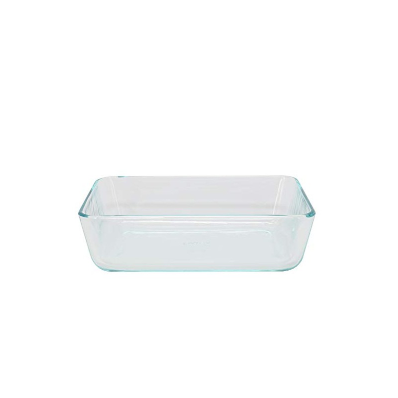 Pyrex 7211 6-Cup Rectangular Glass Storage Container - Made in