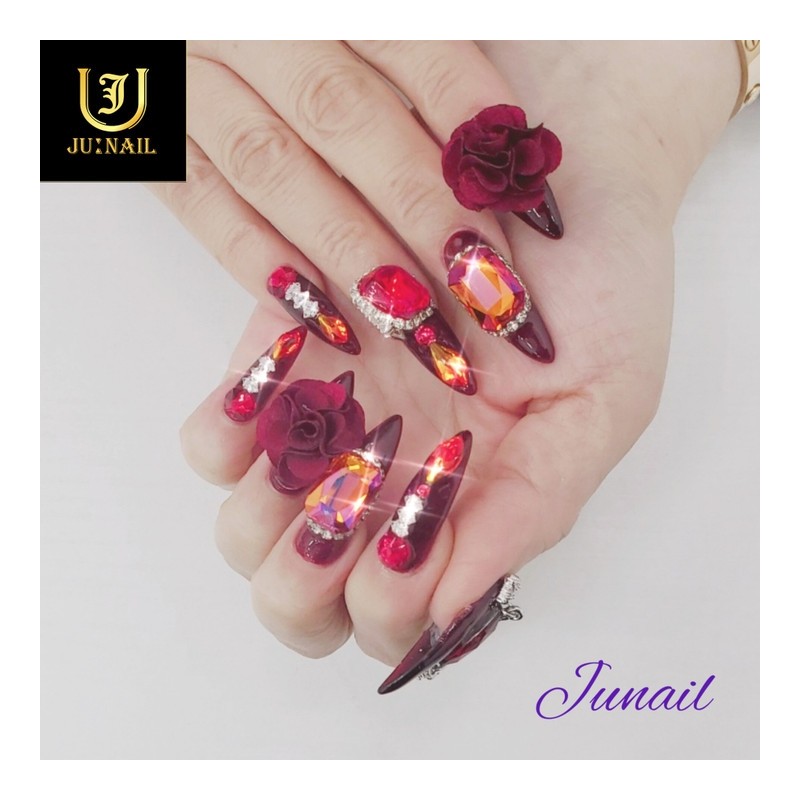 Tango handmade nail tips ✨ - Long Oval / 탱고