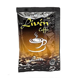 AIM GLOBAL Liven Alkaline coffee ( Latte flavor 5 sachets )