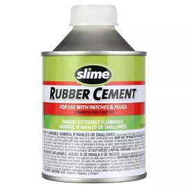 Slime Rubber Cement 8 Oz for Tire Repairs 1050 Patch & Plug