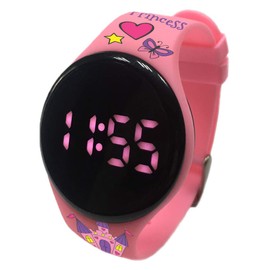 USA Premium Princess Potty Reminder Watch – Flashing Lights, Multiple Alarm Modes with a Discreet Mode I Rechargeable, Water Resistant, Kids, Toddlers, Boys & Girls Potty Training Watch