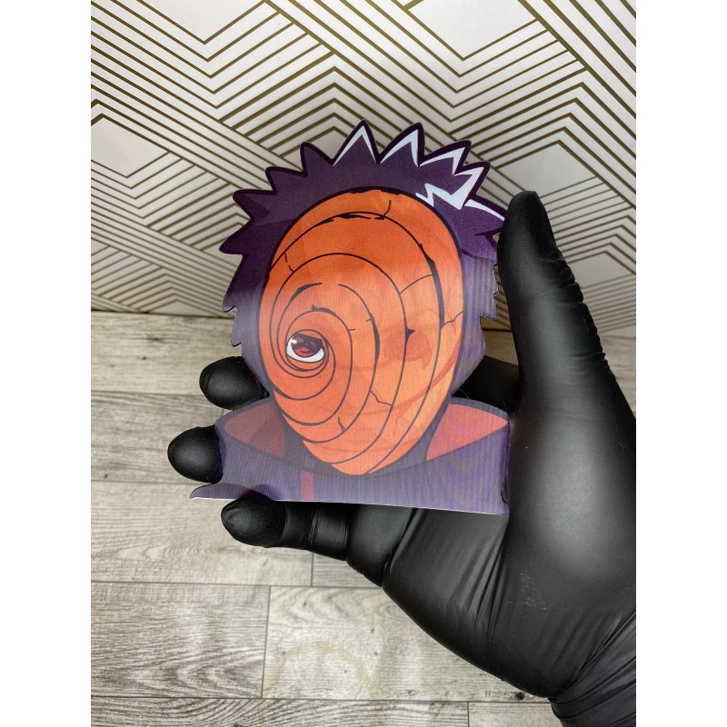 Naruto Shippuden Obito Uchiha 3D Lenticular Motion Car Sticker Decal