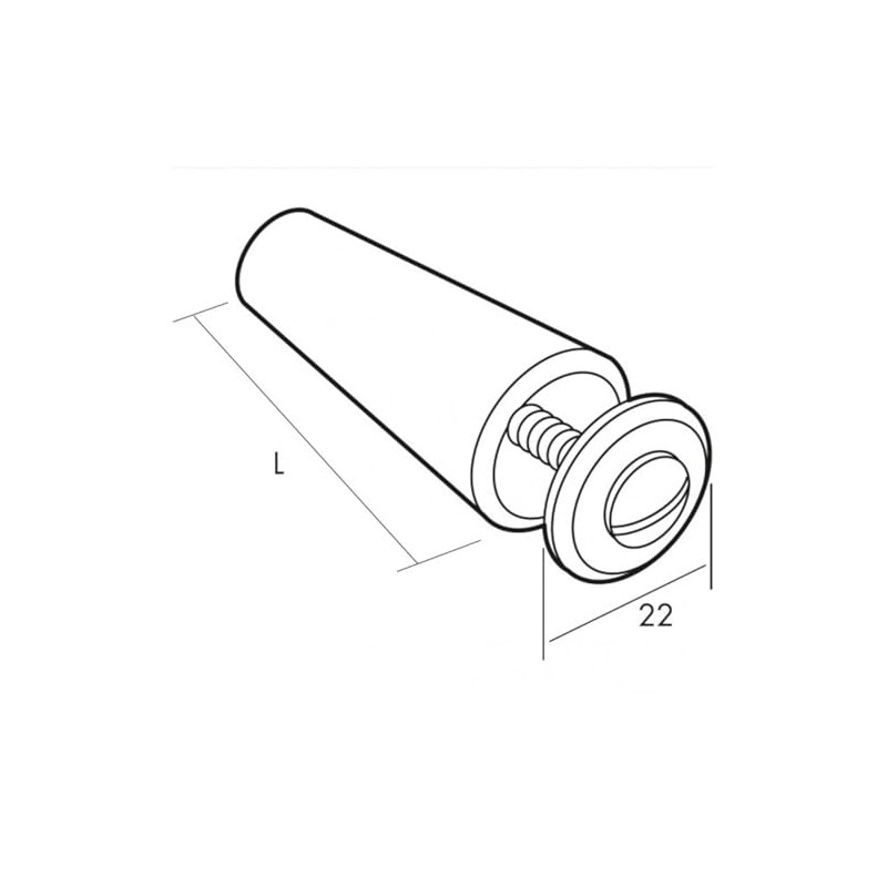 cyclingcolors 2 x Cone Roller Shutter Stoppers 60 mm Diameter
