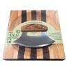 Alaskan Birch Wood Ulu Mezzaluna Knife and Bowl Set Ocean
