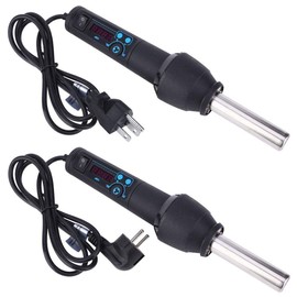 Heat Guns,Digital Display Hot Air Gun Handheld Heat Gun Air Heater Blower with 8 Nozzle and Bracket (US 110V)