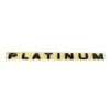 2PC Set Expedition Platinum Door Rear Emblem 3D Badge Nameplate