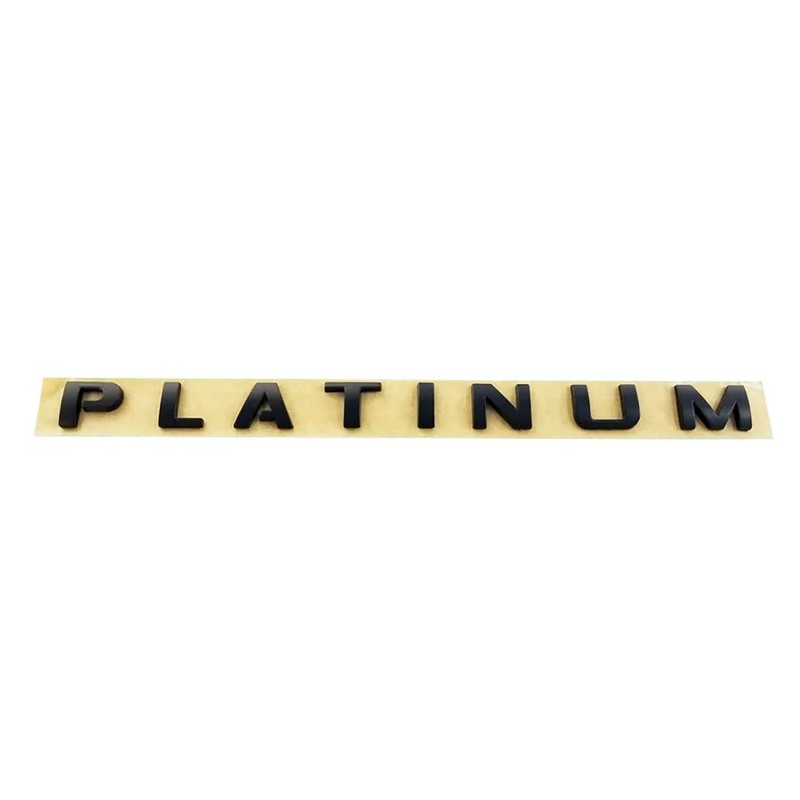 2PC Set Expedition Platinum Door Rear Emblem 3D Badge Nameplate