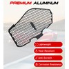 NUBEHONE Black Aluminum C8 Side Intake Grille Guard Mesh Fit
