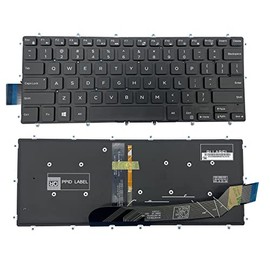 USA US Layout New Laptop Keyboard for Dell Inspiron 5368 5378 5370 5379 5568 5578 5579 7368 7370 7373 7375 7378 7460 7466 7467 7560 7569 7570 7572 7573 7579 Black Frameless with Backlight