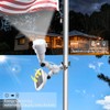 Solar Flag Pole Light, Flagpole Light Solar Powered, Super Bright