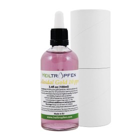 Colloidal Gold | 10 ppm | 3.4 Fl Oz - 100 ml | Heiltropfen®