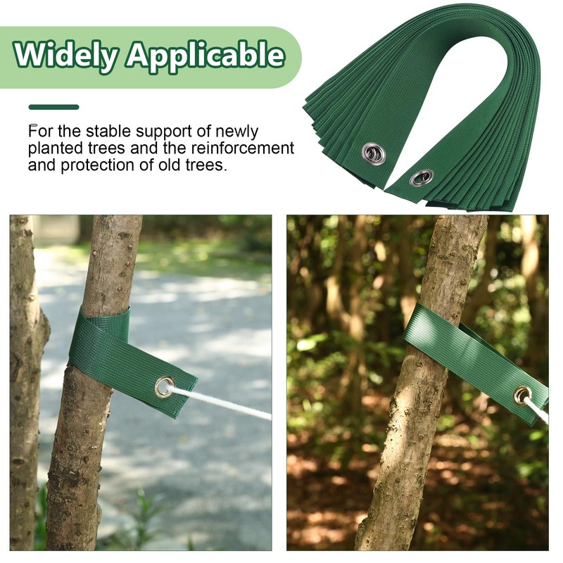 eROOSY Pack of 12 Tree Straps for Staking, Tree Support