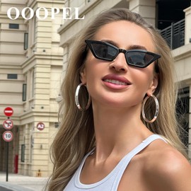 OOOPEL 7mm Wide Silver Hoops Earrings for Women, 925 Sterling Silver Hoop Earrings for Women Hypoallergenic Lightweight Big Silver Hoops Earring Jewelry Gifts 30/40/50/60MM