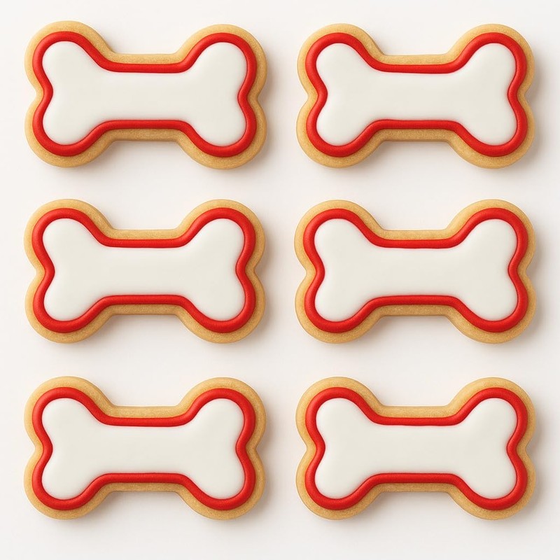 Mini Dog Bone 1.5 Inch Cookie Cutter from The Cookie