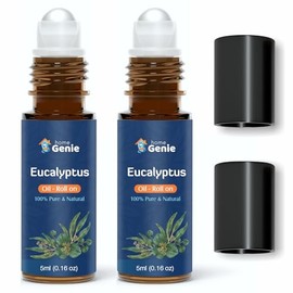 HOME GENIE Home Genie Pure & Natural Eucalyptus Essential Oil Roll on - 5ml Pack of 2