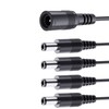 2Pack 1 to 4 Way DC Power Splitter Cable Barrel