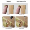 Satanga Edge Finger Pulls for Cabinets Peel and Stick on