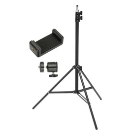 PATIKIL 6.9ft Light Stand Photography, Adjustable Light Stand Photography Tripod Stand Heavy Duty Portable for Ring Light Video Recording Studio Cameras Strobe