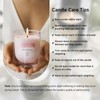 KOIMYSA Rose Scented Candles, Pink Floral Aromatherapy Candle Gifts for