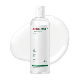 Dr. G R.E.D. Blemish Clear Soothing Toner - Korean Soothing Toner for Glowing Skin - Soothes Irritation Clear Skin - Mild Exfoliant - with AHA, BHA & Centella Asiatica - 10.14 fl oz