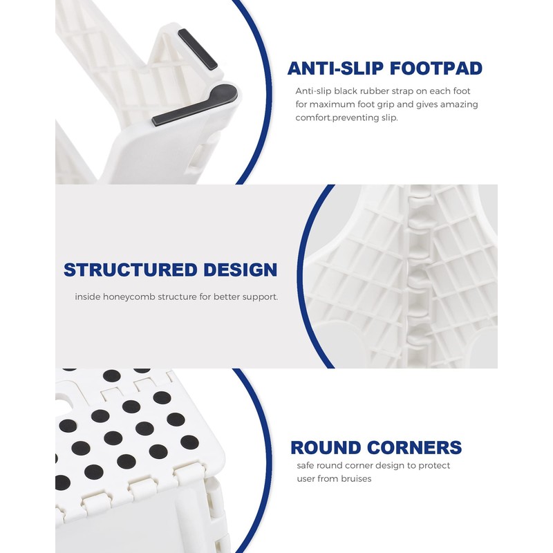 ACKO Folding Step Stool Foldable Step Stools for Kids, 11