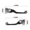 USTPO Motorcycle Clutch Brake Lever Foldable CNC Pivot Folding Levers