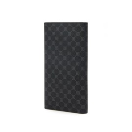 Daks (신세계강남점)DBWA4E121BK 장지갑LOUIS PVC루이스 PVC 블랙 가죽 로고 DD 패턴 (Sinsae World Gangnam) DBWA4E121BK Long Wallet LOUIS PVC Louis PVC Black Leather Logo DD Pattern