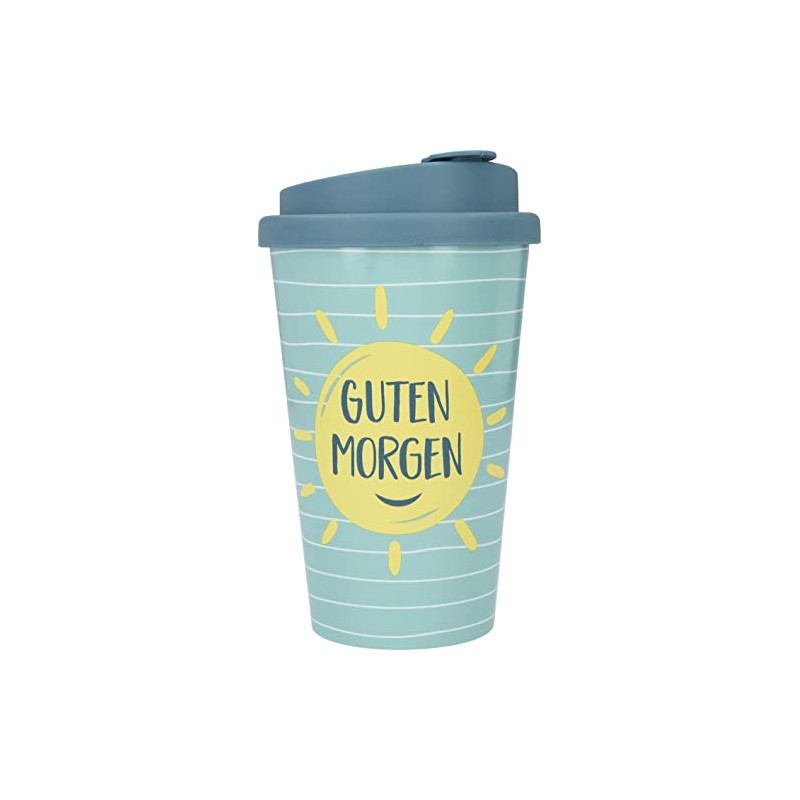 Depesche 2180-050 - To Go Plastic Cup with Saying 350