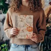 bitCNY Fall Pumpkin Notebook 5.5x8.3 Inches – Autumn Journal with