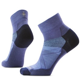 Smartwool Men's Bike Zero Cushion Ankle Socks, Nightfall Blue, Large