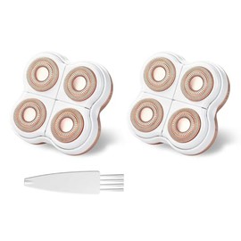 Women Legs Remover Replacement Heads，Compatible with Flawless Legs Shaver，2 Pack