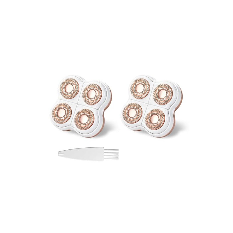 Women Legs Remover Replacement Heads，Compatible with Flawless Legs Shaver，2 Pack