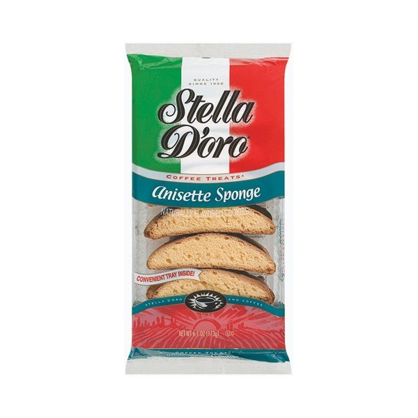 Stella D'oro Anisette Sponge 6.1oz ( 6 Pack )