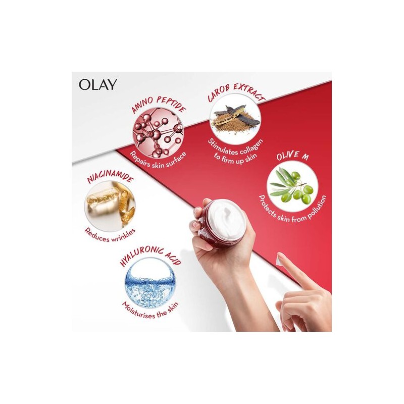 Olay Regenerist Micro-Sculpting Night Face Cream Moisturiser 50g